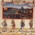 Altdorfer, Albrecht: Triumphzug Kaiser Maximilians, Entwurf zu »Der Sieg �ber L�ttich«, Detail
