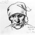 Egger-Lienz, Albin: Die Mutter des K�nstlers, Maria Trojer