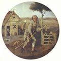 Bosch, Hieronymus: Der Landstreicher (Der verlorene Sohn), Tondo