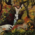 Macke, August: Waldbach