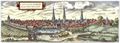 Hogenberg, Franz: Essen an der Ruhr, Gesamtansicht