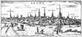 Hogenberg, Franz: Bremen, Ansicht von S�den