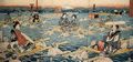 Utagawa Hiroshige: Aus der Serie �Ansichten der Tokaido-Fl�sse�: Der Fluss Oi