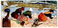 Gauguin, Paul: W�scherinnen in Arles