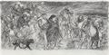 Steinlen, Theophile Alexandre: Die Flucht