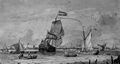Backhuysen, Ludolf: Das Schiff �King William� vor Rotterdam