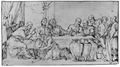 Campagnola, Domenico: Stehende Madonna mit Heiligen