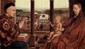 Eyck, Jan van: Madonna des Kanzlers Nicholas Rolin, Detail