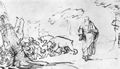 Rembrandt Harmensz. van Rijn: Elia l�sst die spottenden Knaben vom B�ren zerei�en