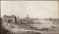 Zehender, Johann Caspar: Frankfurt a.M., Ansicht von Westen mit dem Guaitaschen Gartenpalais a.M.ufer
