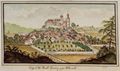 H�mmerl d. J., Johann Georg: Parsberg (Oberpfalz), Ansicht mit Burg von Osten