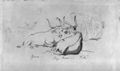 Nerly, Friedrich: B�ffel auf der Piazza Barberini in Rom