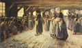 Liebermann, Max: Flachsscheuer (erste Fassung)