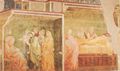 Giotto di Bondone: Fresken in der Peruzzi-Kapelle, Kirche Santa Croce in Florenz, Szene: Geburt Johannes des T�ufers