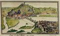 H�mmerl d. J., Johann Georg: Kallm�nz (b. Regensburg), Ansicht mit Burgberg von S�dosten