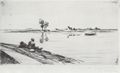Steinlen, Theophile Alexandre: Am Ufer der Oise