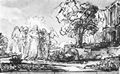 Rembrandt Harmensz. van Rijn: Besuch der drei Engel bei Abraham
