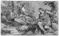 Natoire, Charles-Joseph: Jakob und Rachel am Brunnen