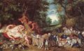 Rubens, Peter Paul: Nymphen, Satyrn und Hunde