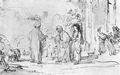 Rembrandt Harmensz. van Rijn: Sarah beschwert sich �ber Hagar