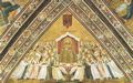 Giotto di Bondone: Fresken in der Kirche San Francesco in Assisi, Szene: Der Hl. Franziskus in der Kirche