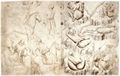 Altichiero da Zevio (Nachfolger): Figurenstudien, Albumblatt