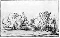Rembrandt Harmensz. van Rijn: Zwei Bauernh�user