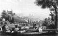 Payne, Albert Henry: Fulda, Teilansicht mit Frauenberg, im Hintergrund Dom und Schloss