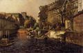 Jacob d. J., Julius: Berlin, Blick vom M�hlendamm auf die Lange Br�cke und das Schloss