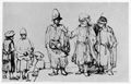 Rembrandt Harmensz. van Rijn: Sechs Juden in einer Synagoge