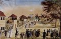 Edinger, Gottlob Johann: Ravensburg, Scheibenschie�en auf der Kuppelnau