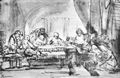 Rembrandt Harmensz. van Rijn: Das Gastmahl des Pharis�er Simon