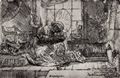 Rembrandt Harmensz. van Rijn: Die Heilige Familie mit der Katze