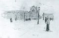 Macke, August: Stra�enansicht aus Paris mit Blick auf den Pavillion des Louvre