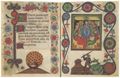 Unbekannter Buchmaler des Vatikans: Fragment aus einem Stundenbuch