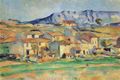 C�zanne, Paul: Montagne Sainte-Victoire, von der Umgebung beu Gardanne aus gesehen