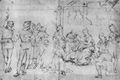 Raffael: Marienkr�nung, Studie, Anbetung der Drei Heiligen K�nige