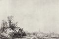 Rembrandt Harmensz. van Rijn: Die H�tten am Kanal