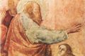Giotto di Bondone: Fresken in der Peruzzi-Kapelle, Kirche Santa Croce in Florenz, Szene: Die Auferweckung der Drusiana, Detail