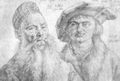 D�rer, Albrecht: Portr�t des Paul Topler und des Martin Pfinzig