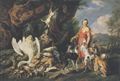 Fyt, Jan: Diana mit ihren Jagdhunden neben erlegtem Wild