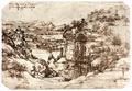 Leonardo da Vinci: Arno-Landschaft