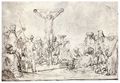 Rembrandt Harmensz. van Rijn: Kreuzigung
