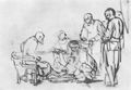 Rembrandt Harmensz. van Rijn: Die Fu�waschung