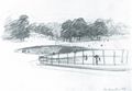 Macke, August: Bassin im Jardin des Tuileries. Eine Avenue in Paris