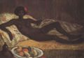 Steinlen, Theophile Alexandre: Massaida auf dem Diwan