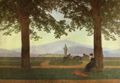 Friedrich, Caspar David: Gartenterrasse (Schlossterrasse, Blick von der Terrasse des Schlosses Erdmannsdorf)