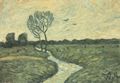 Morgner, Wilhelm: Blaugelbe Flusslandschaft