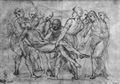 Raffael: Grablegung Christi, Studie
