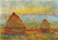 Monet, Claude: Heuschober